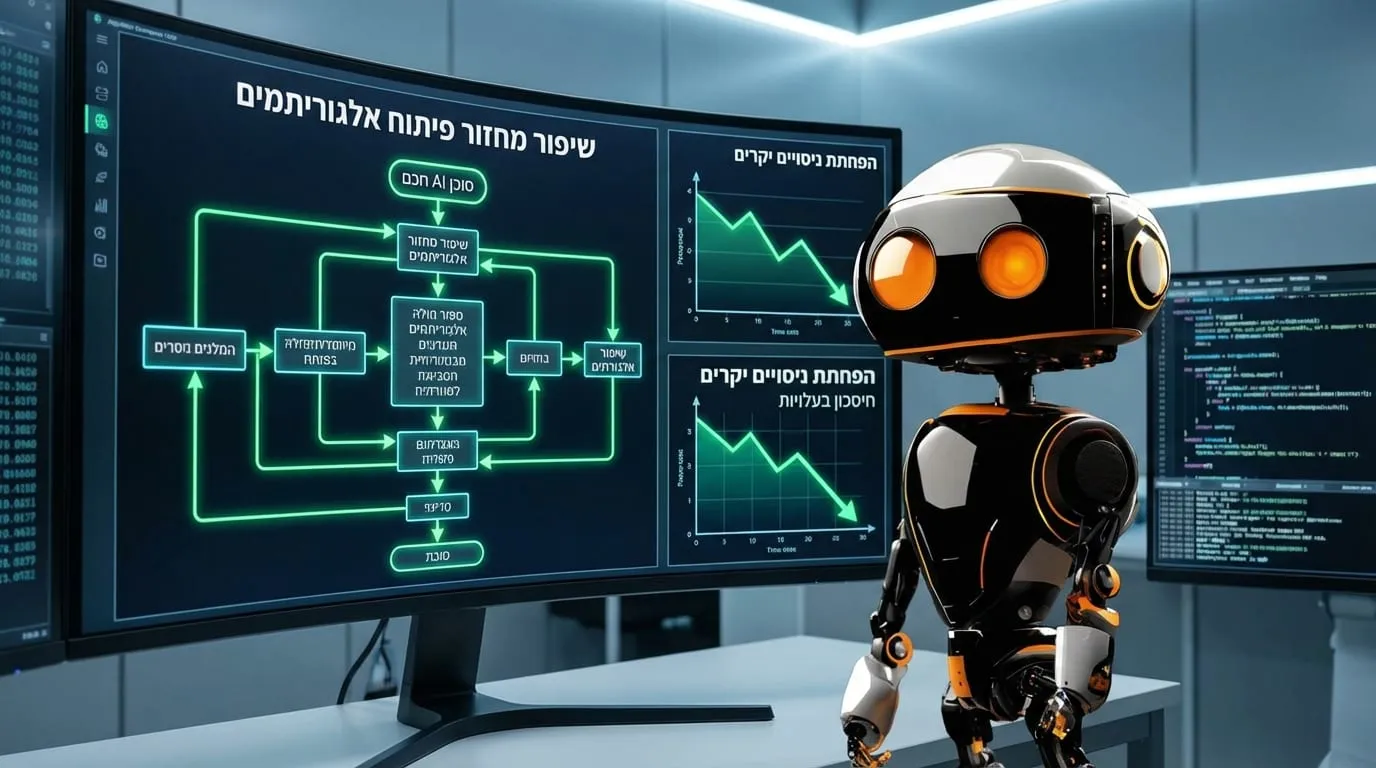 רובוט KO מול דיאגרמת תהליך עבודה בעברית