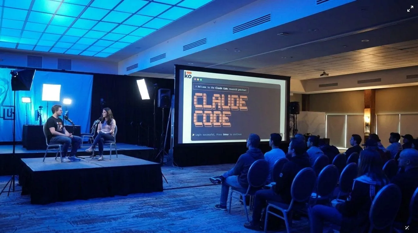 הרצאה של KO AI על Claude Code בפני קהל